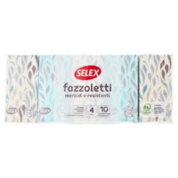 Selex Fazzoletti Di Carta 4 Veli 9x10 Pacchetti
