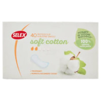 Selex Proteggi Slip In Cotone Biologico In Bustine Singole 40 Pezzi