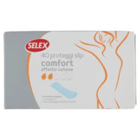 Selex Proteggi Slip Confort Effetto Cotone In Bustine Singole 40 Pezzi