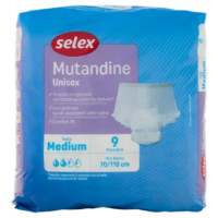 Selex Mutandine Unisex Taglia Medium 9 Pezzi