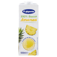 IL GIGANTE 100% Succo Ananas 1000 Ml