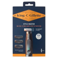 King C Gillette Style Master Rasoio Elettrico Con 3 Pettini