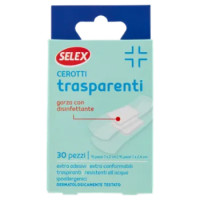 Selex Cerotti Trasparenti Formati Assortiti 30 Pezzi