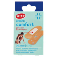 Selex Cerotti Premium Monoformato 7x2 Cm 20 Pezzi