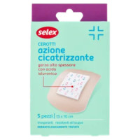 Selex Cerotti Ad Azione Cicatrizzante 7,5x10 Cm 5 Pezzi