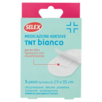 Selex Cerotti Tnt Bianco 5x7,5 Cm 5 Pezzi