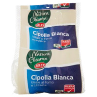 Selex Natura Chiama Cipolla Bianca - Calibri Vari - Preconfezionata 500 g