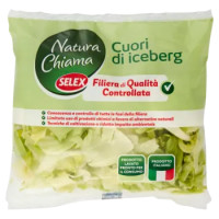 Selex Natura Chiama Cuori Di Iceberg Lavati e Pronti Per Il Consumo 250 g