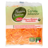 Selex Natura Chiama Carote Julienne Lavate e Pronte Per Il Consumo 200 g