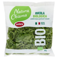 Selex Natura Chiama Rucola Lavata e Pronta Per Il Consumo Biologica 100 g