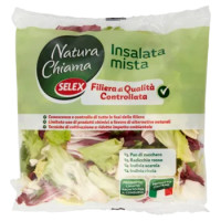 Selex Natura Chiama Insalata Mista Lavata e Pronta Per Il Consumo 200 g