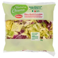 Selex Natura Chiama Insalata Mista Con Cipolla Lavata e Pronta Per Il Consumo 200 g