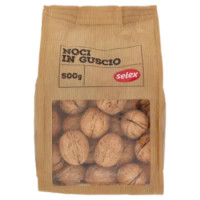 Selex Frutta Secca Noci Con Guscio 500 g