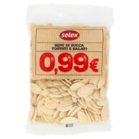 Selex Semi Di Zucca Tostati e Salati 80 g