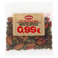 Selex Mix Frutta Secca Sgusciata, Frutta Disidratata e Semi 60 g
