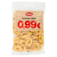 Selex Chips Di Banana Fritta e Zuccherata 90 g