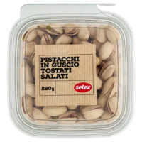 Selex Frutta Secca Pistacchi Tostati e Salati 220 g