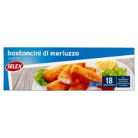 Selex Bastoncini Di Merluzzo In Croccante Panatura Surgelati 18x25 g