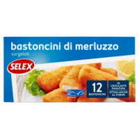 Selex Bastoncini Di Merluzzo In Croccante Panatura Surgelati 12x25 g
