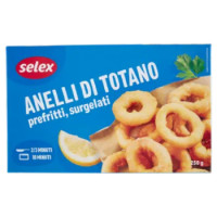 Selex è Pronto Anelli Di Totano Prefritti e Surgelati 250 g