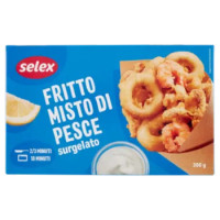 Selex è Pronto Fritto Misto Di Pesce Prefritto Surgelato 300 g