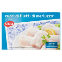 Selex Cuori Di Filetti Di Merluzzo Surgelati 400 g