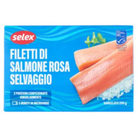 Selex Filetti Di Salmone Rosa Selvaggio Surgelati 250 g