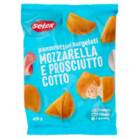 Selex Panzerottini Mozzarella e Prosciutto Cotto Surgelati 400 g