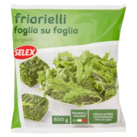 Selex Friarielli Foglia Su Foglia Surgelati 600 g