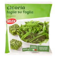 Selex Cicoria Foglia Su Foglia Surgelata 600 g
