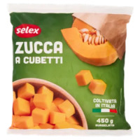 Selex Zucca a Cubetti Surgelata 450 g