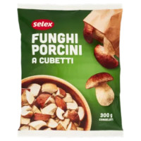 Selex Funghi Porcini a Cubetti Congelati 300 g