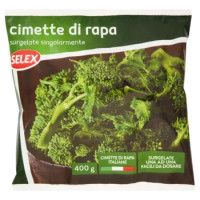 Selex Cimette Di Rapa Surgelate Singolarmente 400 g