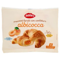 Selex Croissant Farciti Con Confettura Albicocca Surgelati 4x85 g