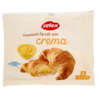 Selex Croissant Farciti Con Crema Surgelati 4x85 g