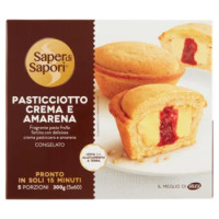 Selex Saper Di Sapori Pasticciotto Crema e Amarena Congelato 5x60 g