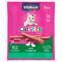 Vitakraft CatStick Classic Anatra & Coniglio 3 Sticks 18 g