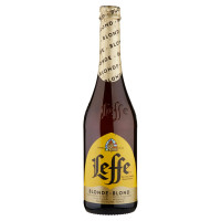LEFFE BLONDE Birra Bionda Belga D'abbazia Doppio Malto Bottiglia 75cl