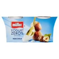 Müller Yogurt Zero% Grassi Nocciola 2 x 125 g