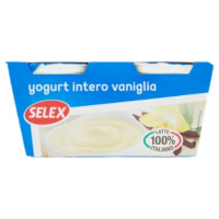 Selex Yogurt Intero Vaniglia 2x125 g
