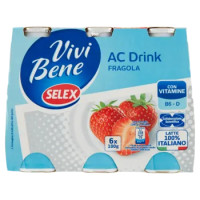 Selex Vivi Bene Ac Drink Fragola Con Vitamine B6, D 6x100 g