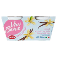 Selex Vivi Bene Yogurt Magro Vaniglia Senza Lattosio 2x125 g