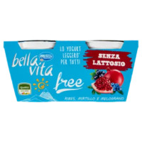 Bella Vita Free Senza Lattosio Ribes, Mirtillo e Melograno 2 x 125 g