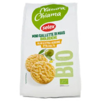 Selex Natura Chiama Mini Gallette Di Mais All'Olio Extra Vergine Biologiche 50 g