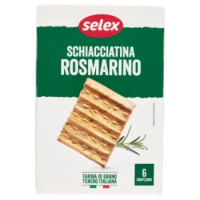 Selex Schiacciatine Al Rosmarino 6 Porzioni Da 37,5 g