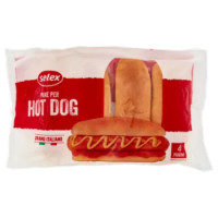 Selex Pane Per Hot Dog 4 Pezzi 250 g