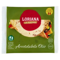 Loriana Arrotolabile Olio 4 Piadine 300 g
