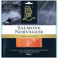 Fish & Fine Salmone Norvegese Affumicato A Fette Gr.100