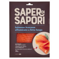 Selex Saper Di Sapori Salmone Affumicato Scozzese a Fetta Lunga 100 g