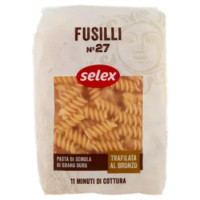 Selex Pasta Di Semola Trafilata Al Bronzo Fusilli 500 g
